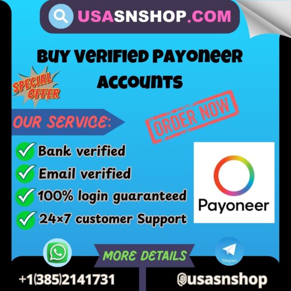 Buy Verified Payoneer Accounts